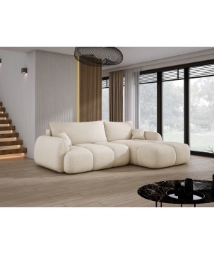 Narożnik COCO WIND z funkcją spania poduszkami i pojemnikiem NOW OR NEVER 02 WERSAL