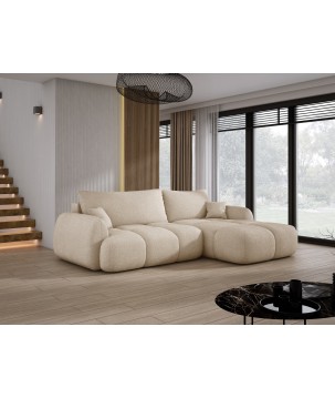 Narożnik COCO WIND z funkcją spania poduszkami i pojemnikiem NOW OR NEVER 06 WERSAL