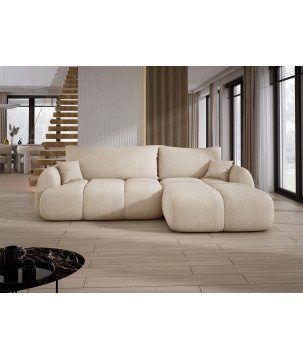 Narożnik COCO WIND z funkcją spania poduszkami i pojemnikiem NOW OR NEVER 06 WERSAL