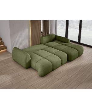 Narożnik COCO WIND z funkcją spania poduszkami i pojemnikiem NOW OR NEVER 38 WERSAL