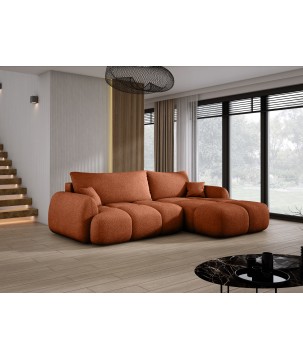 Narożnik COCO WIND z funkcją spania poduszkami i pojemnikiem NOW OR NEVER 56 WERSAL