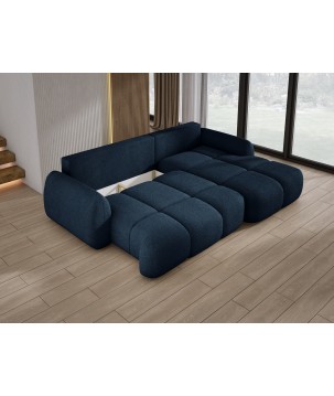 Narożnik COCO WIND z funkcją spania poduszkami i pojemnikiem NOW OR NEVER 79 WERSAL