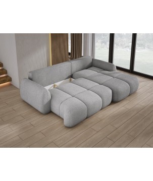 Narożnik COCO WIND z funkcją spania poduszkami i pojemnikiem NOW OR NEVER 83 WERSAL