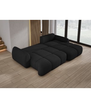 Narożnik COCO WIND z funkcją spania poduszkami i pojemnikiem NOW OR NEVER 100 WERSAL