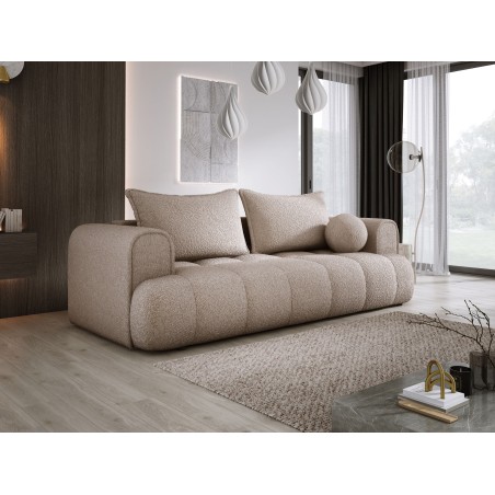 Sofa COCO z funkcja spania i pojemnikiem BEŻOWY ANTHOLOGY 06