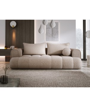 Sofa COCO z funkcja spania i pojemnikiem BEŻOWY ANTHOLOGY 06