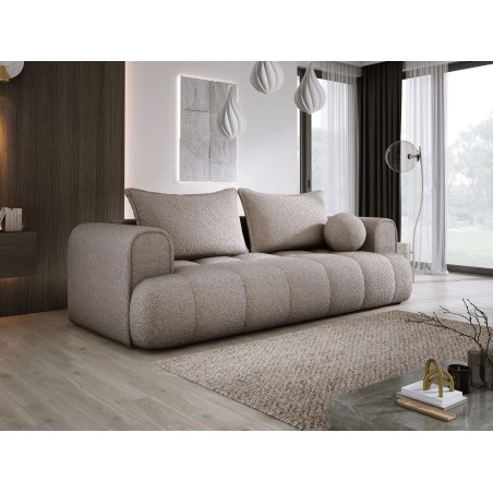 Sofa COCO z funkcja spania i pojemnikiem PIASKOWY ANTHOLOGY 06