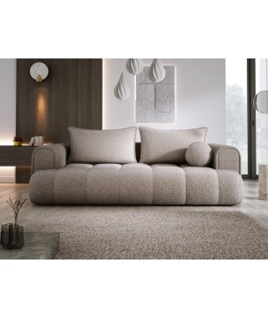 Sofa COCO z funkcja spania i pojemnikiem PIASKOWY ANTHOLOGY 06