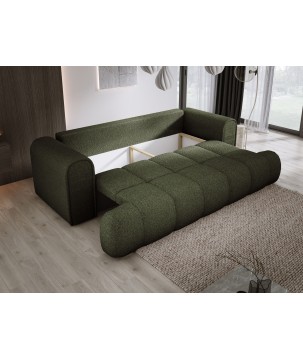 Sofa COCO z funkcja spania i pojemnikiem ZIELONY ANTHOLOGY 12