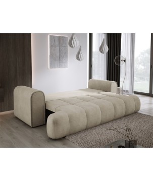 Sofa COCO z funkcja spania i pojemnikiem BEŻOWY CLOUD 03