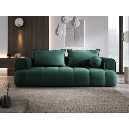 Sofa COCO z funkcja spania i pojemnikiem ZIELONY CLOUD 39
