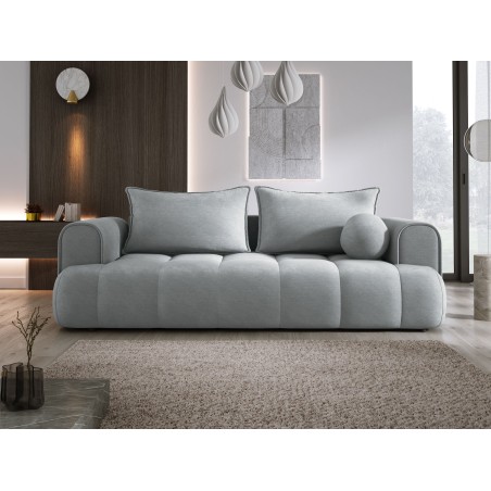 Sofa COCO z funkcja spania i pojemnikiem POPIELATY CLOUD 81