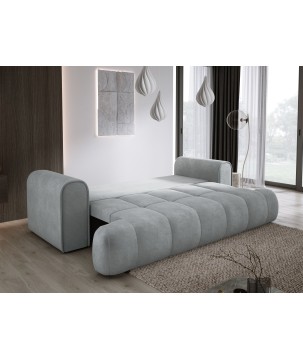 Sofa COCO z funkcja spania i pojemnikiem POPIELATY CLOUD 81