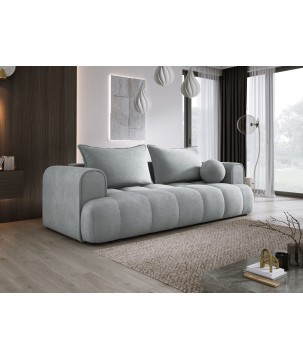 Sofa COCO z funkcja spania i pojemnikiem POPIELATY CLOUD 81