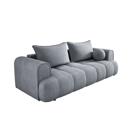 Sofa COCO z funkcja spania i pojemnikiem JASNY SZARY CLOUD 82