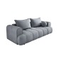 Sofa COCO z funkcja spania i pojemnikiem JASNY SZARY CLOUD 82