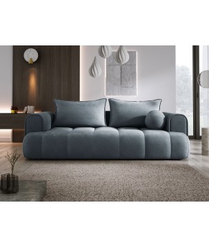 Sofa COCO z funkcja spania i pojemnikiem SZARY CLOUD 84