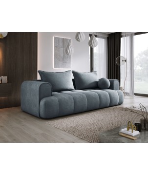 Sofa COCO z funkcja spania i pojemnikiem SZARY CLOUD 84