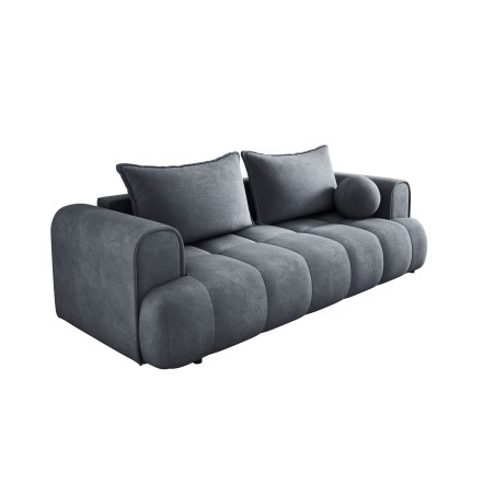 Sofa COCO z funkcja spania i pojemnikiem CIEMNY SZARY CLOUD 91