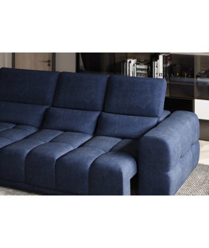 Narożnik LAGOS z elektrycznym wysuwem i regulowanymi zagłówkami WERSAL