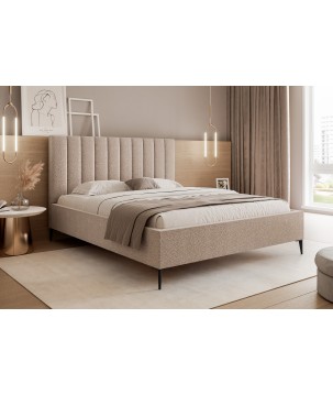 Nowoczesne Łóżko MonaSlim III z metalowym stelażem