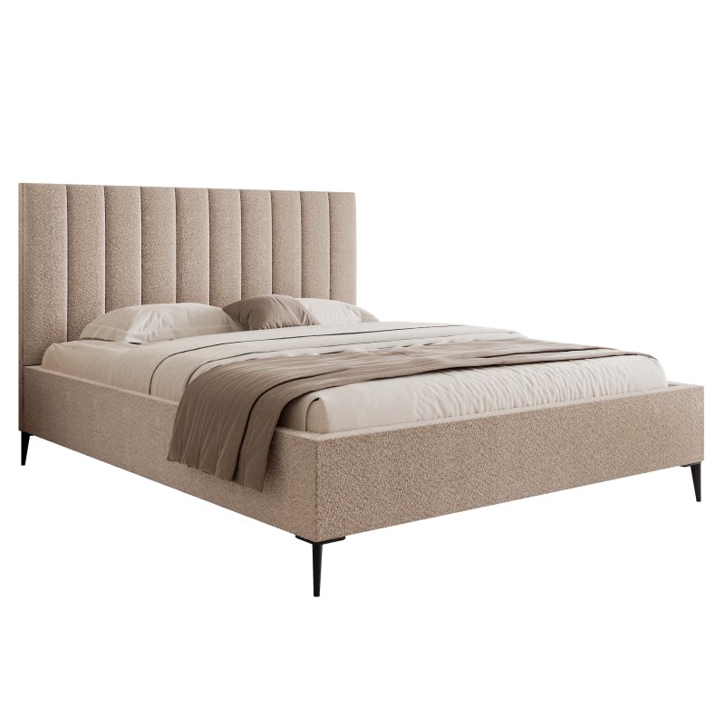 Łóżko Mona Slim III 180 Tkanina ABRIAMO 03 stelaż metalowy