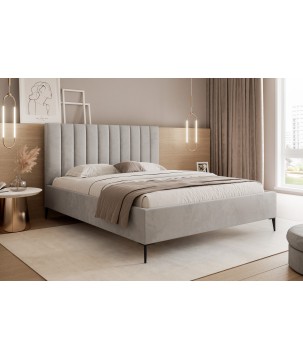 Nowoczesne Łóżko MonaSlim III z metalowym stelażem