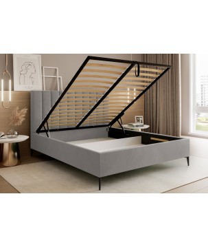 Nowoczesne Łóżko MonaSlim III z metalowym stelażem