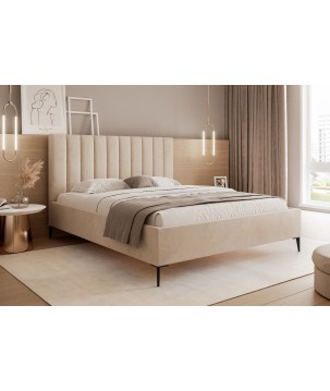 Nowoczesne Łóżko MonaSlim III z metalowym stelażem