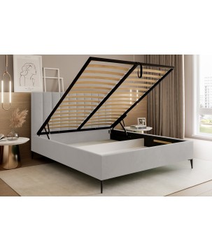 Nowoczesne Łóżko MonaSlim III z metalowym stelażem