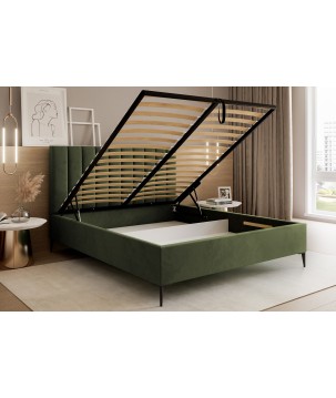 Nowoczesne Łóżko MonaSlim III z metalowym stelażem