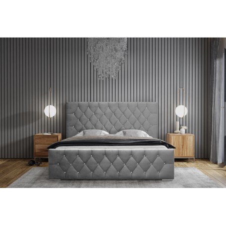 Łóżko Mona I 160 w tkaninie Magic Velvet 2217