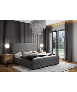 Nowoczesne Łóżko MonaSlim III z metalowym stelażem