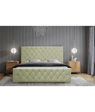 Łóżko Mona I 160 w tkaninie Magic Velvet 2237