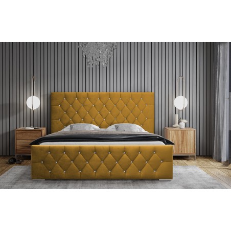 Łóżko Mona I 140 w tkaninie Magic Velvet 2290