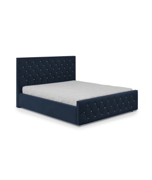 Nowoczesne Łóżko MonaSlim III z metalowym stelażem