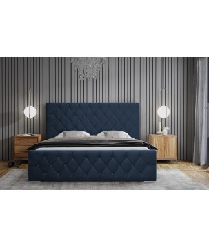 Łóżko Mona I 160 w tkaninie Magic Velvet 2216