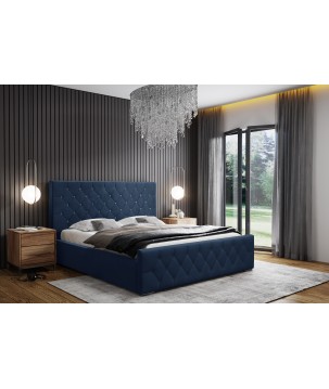 Nowoczesne Łóżko MonaSlim III z metalowym stelażem