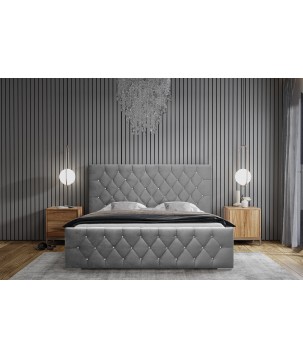 Łóżko Mona I 160 w tkaninie Magic Velvet 2217