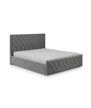 Nowoczesne Łóżko MonaSlim III z metalowym stelażem