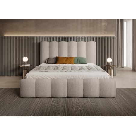 Łóżko Mona V 160 w tkaninie Abriamo 03