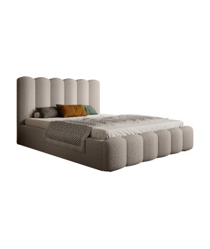 Nowoczesne Łóżko MONA V z metalowym stelażem