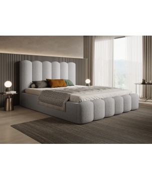 Nowoczesne Łóżko MONA V z metalowym stelażem