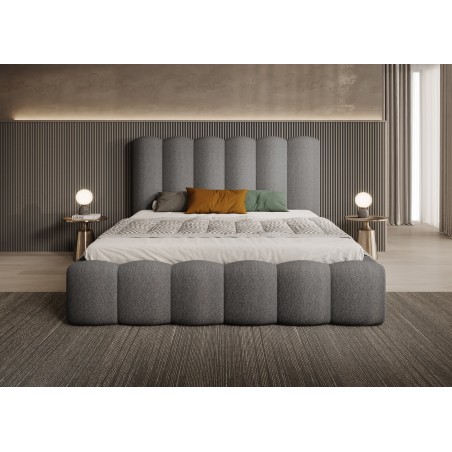 Łóżko Mona V 160 w tkaninie Abriamo 07