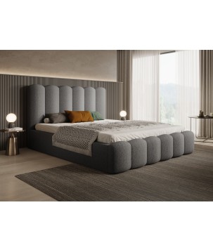 Nowoczesne Łóżko MONA V z metalowym stelażem