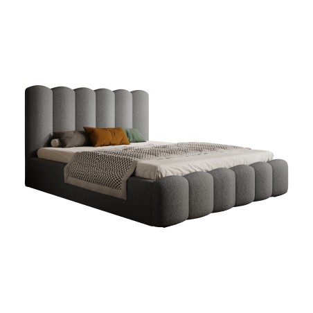 Nowoczesne Łóżko MONA V z metalowym stelażem