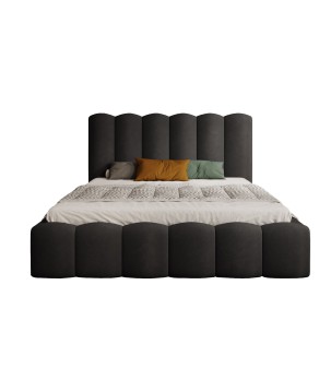 Nowoczesne Łóżko MONA V z metalowym stelażem