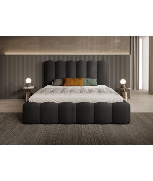 Nowoczesne Łóżko MONA V z metalowym stelażem