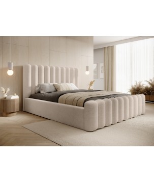 Nowoczesne Łóżko MONA VII z metalowym stelażem