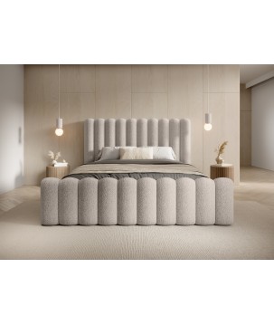 Łóżko Mona VII 140 w tkaninie Abriamo 03